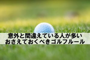 芝の上にあるゴルフボール