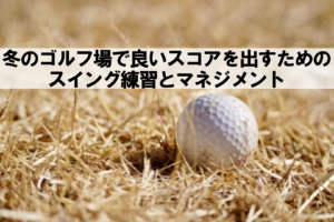 枯れた芝の上にあるゴルフボール